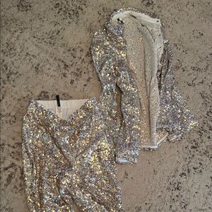 Sequin Silver Jacket